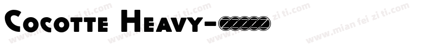 Cocotte Heavy字体转换